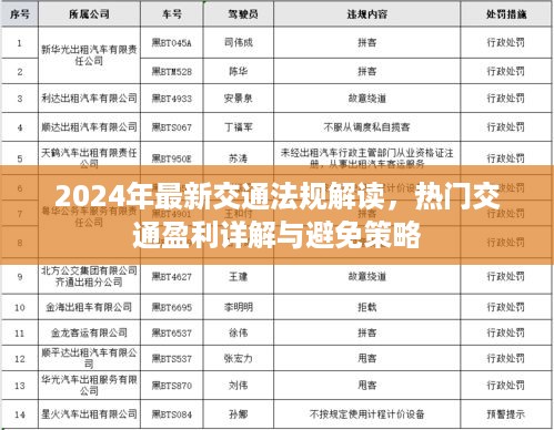 2024版最新交通规则解读